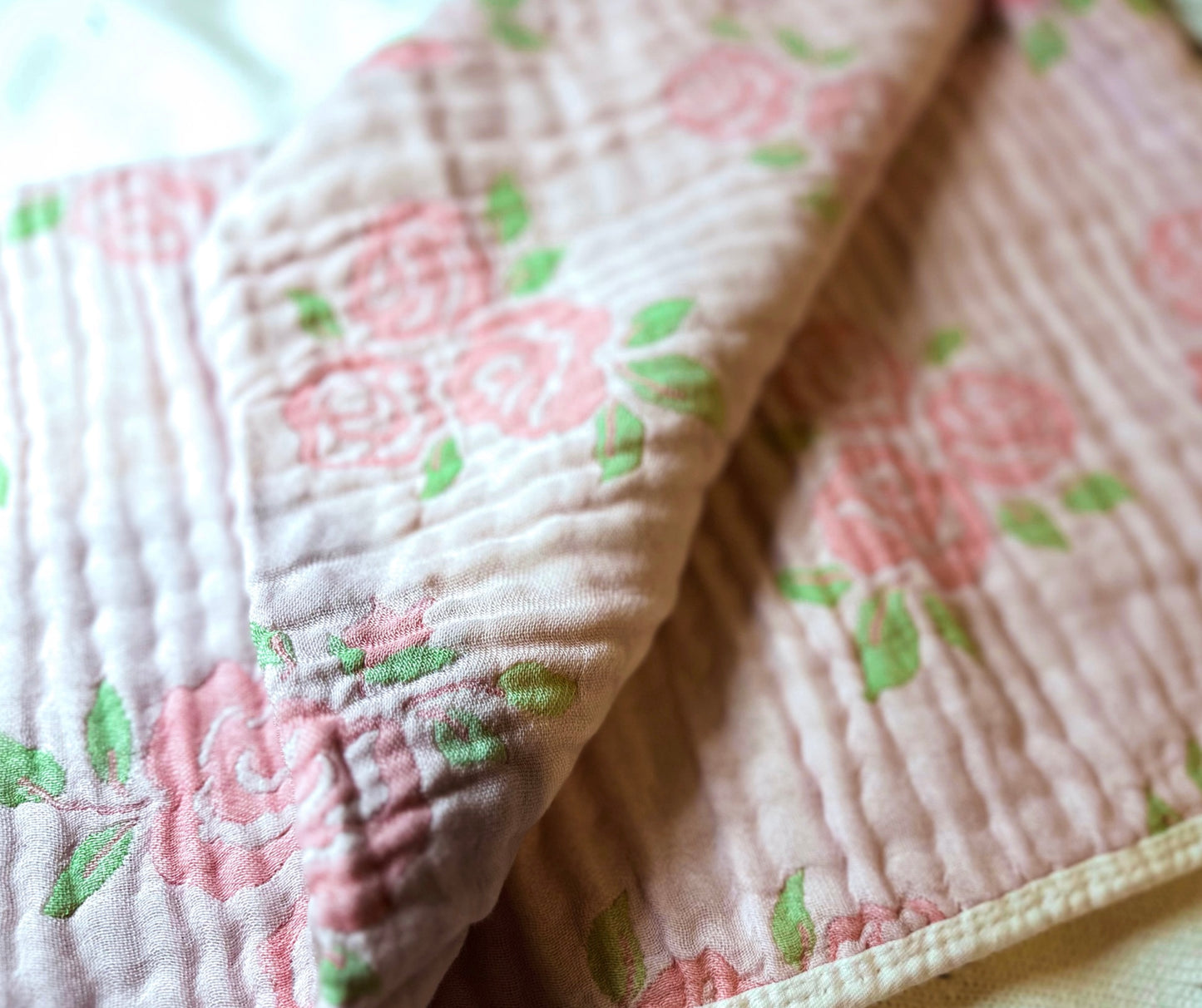 Super Soft 6-layer 100% Organic bamboo/Organic Cotton Newborn Baby Blanket