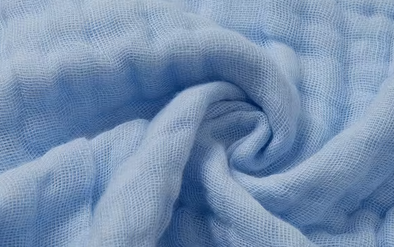 Six Layers Organic Muslin Crinkle Baby Blanket