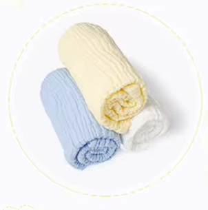 Six Layers Organic Muslin Crinkle Baby Blanket
