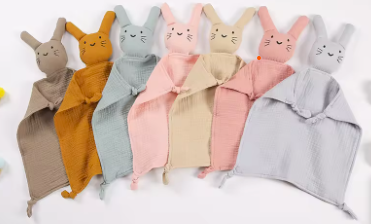 Organic Muslin Lovey Bunny